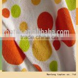polyester/cotton printed terry fabric