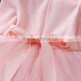 2017 New Style Winter Fall Baby Girls Pink Princess Flower Party Dress Baby Dresses Girls Purple Long Sleeves Designer Dresses thumbnail-6