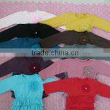 Baby Girl Colorful Formal Shirt for Girls Ruffle Sleeve t Shirt Baby Girls Clothing for Kids t Shirts thumbnail-1