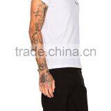 China OEM Embroidery Words Custom Mens White t Shirts thumbnail-3
