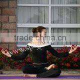 Comfortable Solid Color Organic Yoga Wear, Yoga ClothingOEM#ZF5P9654 thumbnail-1
