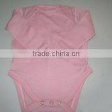 100% Superfine Merino Wool Envelop Collar Long Sleeve Baby Bodysuit thumbnail-1