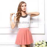 Chiffon Short Sleeve Blouses Woman Blouses and Tops thumbnail-3