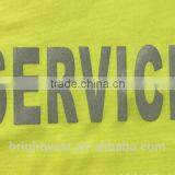 Relfective Letters be Heated Transfer on T-shirt or Polo Shirts thumbnail-2