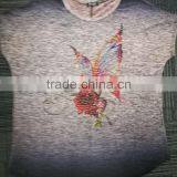 Promotion Private Label T-shirt Manufacturer Brand Pink Black T-shirt for Wholesale thumbnail-1