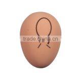 Wholesale Egg Beige Emoji Angry Face Rubber Pet Products Toy thumbnail-1