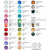 SS30 288pcs/lot Olivine Color High Quality Nails Flat Back Non HotFix Rhinestones thumbnail-6