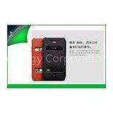 Wallet Type Black Flip Genuine Leather Iphone 4s Case Cover With Card Slot thumbnail-1