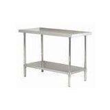 Assembly 2 Tier Stainless Steel Kitchen Work Table 700x600x850mm