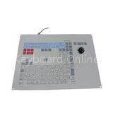 127 Keys With Trackball Industrial Membrane Keyboard Water Proof