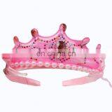 HEN-0044 Wholesale Bride To Be Badge Hen Night Party Pink Tiara Crown thumbnail-1