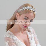 Handmade Shiny Rhinestone Wedding Crystal Belt Bridal Sashes Headband Party Gifts Wedding Dress Bride Belt Sashes Ivory Ribbons thumbnail-5