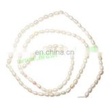 Fresh Water Pearl String, approx 100 pearls of size 2x5mm in a string