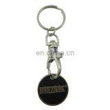 Custom Metal Plated Silver Round Embossed Trolley Token