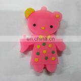 New Design Pink Pvc 128gb Flash Usb Cover/holder Keychain thumbnail-2