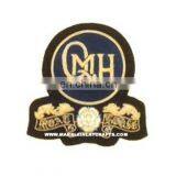 Zari Hand Embroidery Emblem Badges
