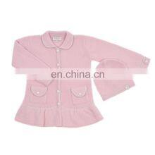 Girls Cashmere Knit Dress,Girls Sweater Dress thumbnail-1