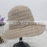 High Quality Design Girl's Summer Foldable Straw Hat Cheap thumbnail-5