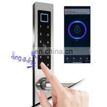 TTlock APP Wifi Control Smart Lock Stainless Steel Digital Fingerprint 5 in 1Door Lock for Aluminum Sliding Gate Glass Door thumbnail-4