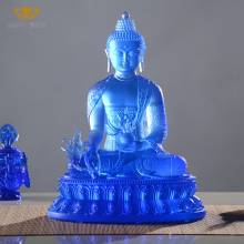 Factory Original Crystal Healthy Pharmacist Medicine Buddha Statues thumbnail-4