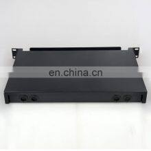 High Quality Drawer Type 12 Port 19' IDU IDF Rack Mount Black Cold Rolled Steel Racks & Enclosure,fiber Optic Patch Panel CN;ZHE thumbnail-5