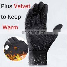 Waterproof Winter Warm Riding Full Finger Touch Screen Black Outdoor Sport Driving Cycling Gloves thumbnail-4