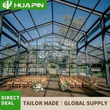 30x60 Glass Marquee for Wedding Party Large Outdoor Event Transparent Aluminum Party Tent for Events thumbnail-3