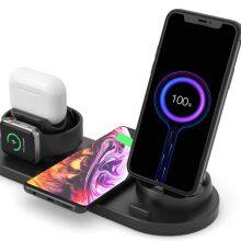 Online Hot Selling Wireless Charger Fast Charging 6 in 1 Wireless Charger Universal Station thumbnail-1