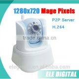 Nightvision 10IR Leds HD Pan Tilt P2p Wifi Wireless ip Camera With 1280x720 (Mage Pixels) thumbnail-1