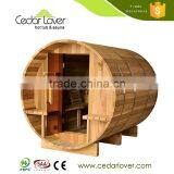 Wholesale 4-6 Person Outdoor Spa Wooden Barrel Sauna Room thumbnail-1