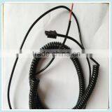 Spring Cable 2.54 Pitch Molex Connector with 11/0.16Copper Conductor PVC Insulation Wire Harness