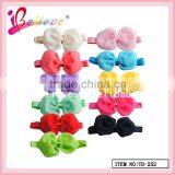 Fashion Elastic Hairband Wholesale Flashing Bow Headband,chiffon Bow Baby Headband thumbnail-6
