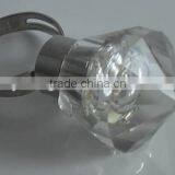 Christmas Party Lighting Toy Small Plastic Flashing Diamond Finger Rings Toys LED Glowing Kids Finger Rings Gadget thumbnail-1