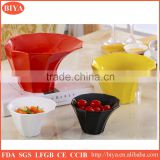 fancy design bright colors soup bowl, ceramic bowl, salad bowl, dessert bowl