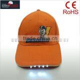 Embroidery Customized Logo Cotton LED Caps thumbnail-6