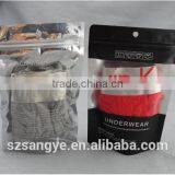 Custom Plastic Underwear Packaging Bag With Ziplock thumbnail-1