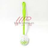 Long holder plastic toilet brush