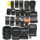 Black Plastic regulating buckle High Cost Performance Plastic Buckle for Bags&Belt in Different Sizes