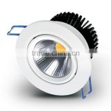 CCT adjustable dimmable downlight/6w cob led downlight