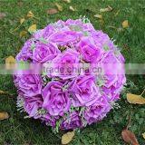 Wholesale Hydrangea Artificial Rose Ball Artificial Silk Hanging Flower Ball for Wedding Decor