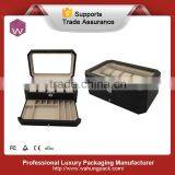 Ring Jewelry Box Wood Bracelet Watch Box With PU thumbnail-1