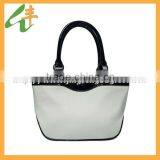 High Quality White Fashion Lady Leather Handbag thumbnail-1
