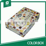 WHITE CARDBOARD COLOR CANDY BOX
