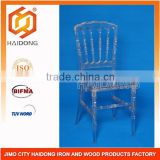 High-Quality Crystal Resin Napoleon Chair decoration plastic chair