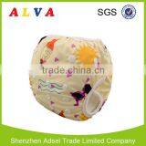 Alva New Pattern Summer Beach Style Swim Diaper Reusable Swimming Diaper thumbnail-3