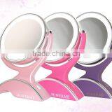 Illuminated Makeup Mirror, Desktop Makeup Mirror With LED, 7x Magnifying Cosmetic Mirror With Light