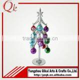 Wholesale Glass Christmas Tree With Glass Pendants for Home Decoration
