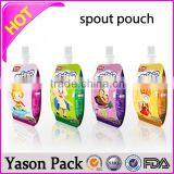Yason Juice Drink Spout Pouch Bag Drink Pouch With Spout Packaging Clear Drink Stand up Spout Pouch thumbnail-6