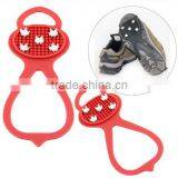 2016 Promotion Anti-slip Silicone Rubber Reusable Shoe Covers Rain Snow Ice Climbing Crampons thumbnail-2