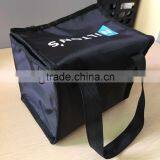 Portable Double Handles Customized 210D Polyester Thermal Insulated Freezer Bag With Front Pocket Quality Choice thumbnail-6